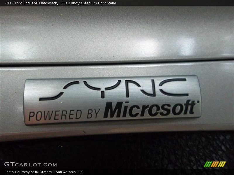 Blue Candy / Medium Light Stone 2013 Ford Focus SE Hatchback