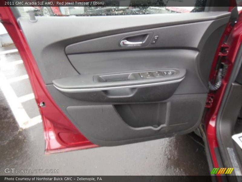 Red Jewel Tintcoat / Ebony 2011 GMC Acadia SLE AWD