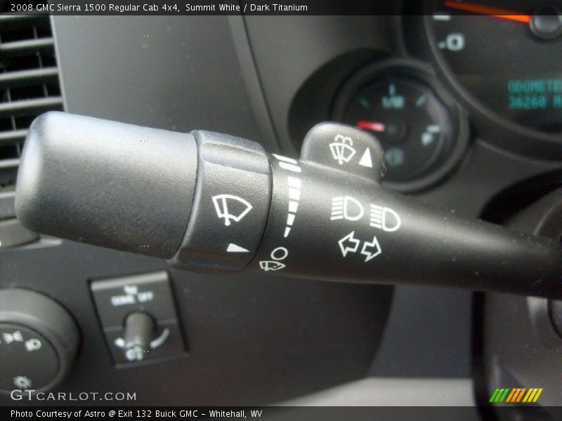 Summit White / Dark Titanium 2008 GMC Sierra 1500 Regular Cab 4x4