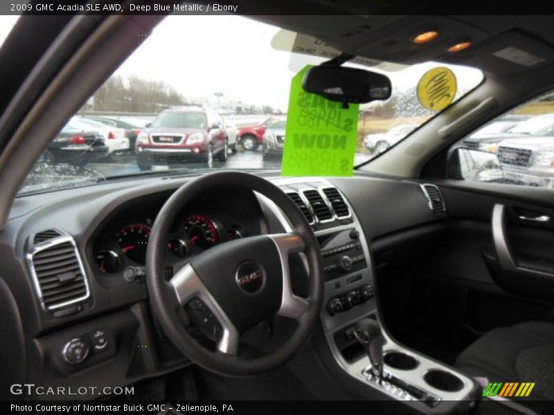 Deep Blue Metallic / Ebony 2009 GMC Acadia SLE AWD
