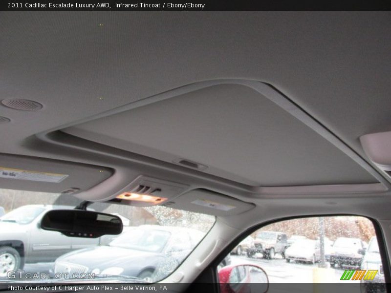 Infrared Tincoat / Ebony/Ebony 2011 Cadillac Escalade Luxury AWD