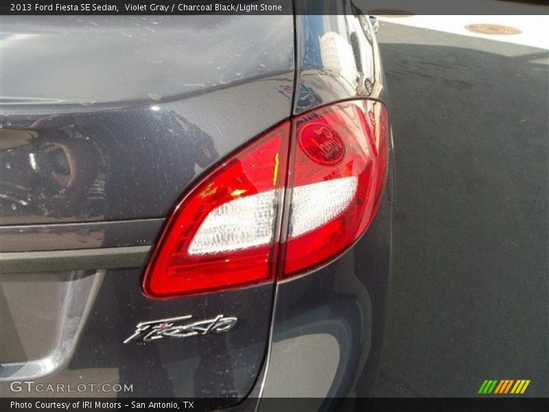 Violet Gray / Charcoal Black/Light Stone 2013 Ford Fiesta SE Sedan