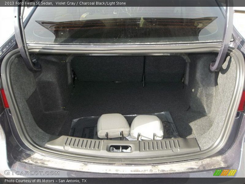 Violet Gray / Charcoal Black/Light Stone 2013 Ford Fiesta SE Sedan