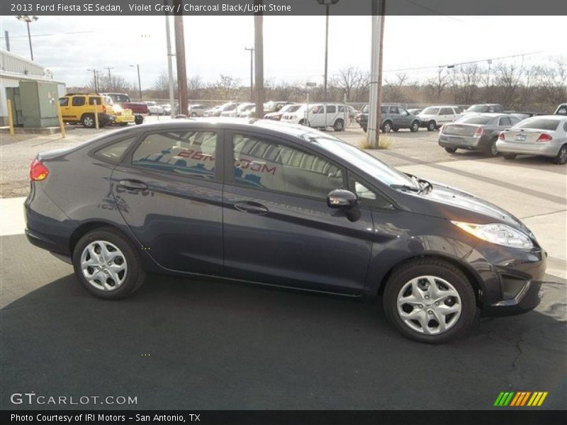 Violet Gray / Charcoal Black/Light Stone 2013 Ford Fiesta SE Sedan