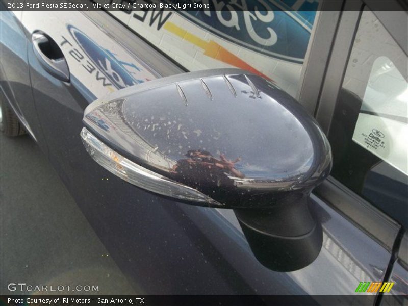 Violet Gray / Charcoal Black/Light Stone 2013 Ford Fiesta SE Sedan