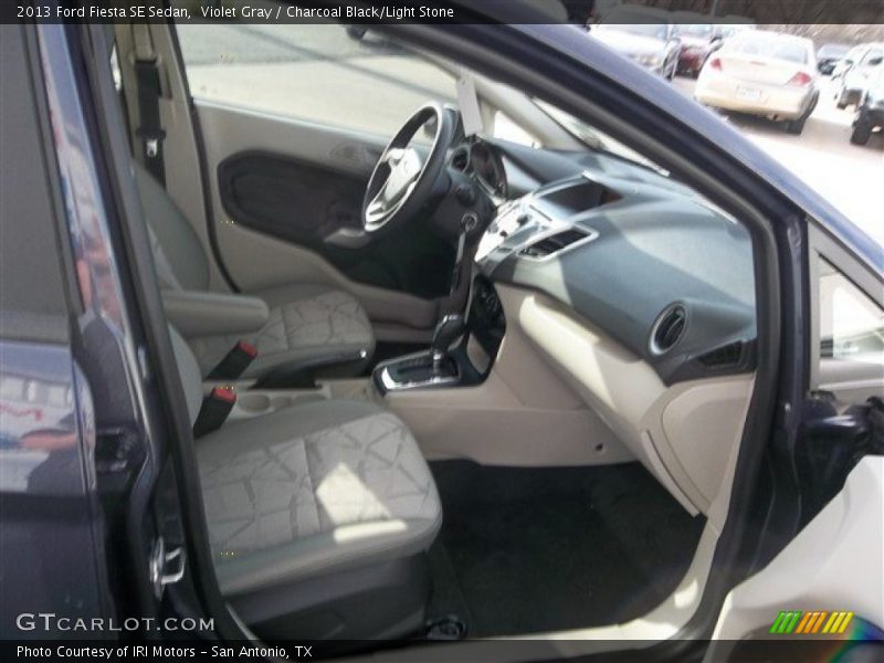 Violet Gray / Charcoal Black/Light Stone 2013 Ford Fiesta SE Sedan