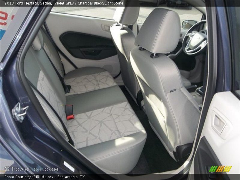 Rear Seat of 2013 Fiesta SE Sedan