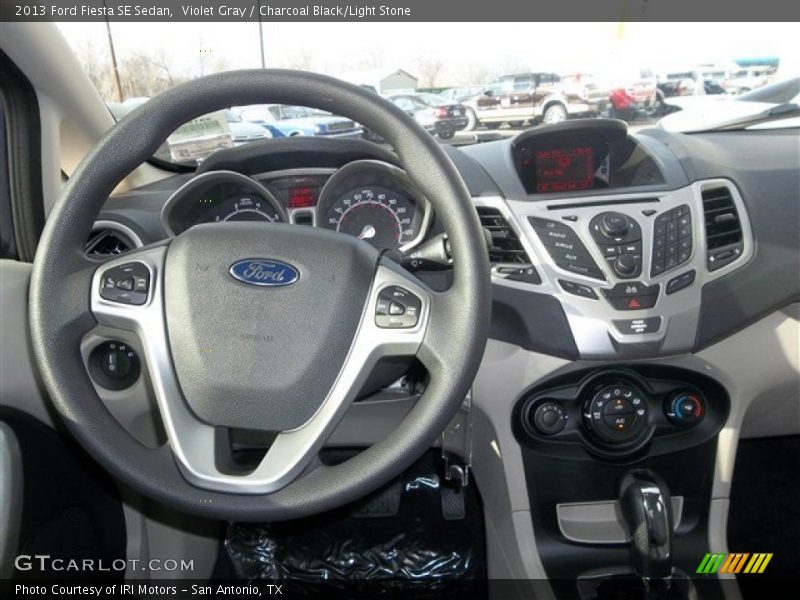 Violet Gray / Charcoal Black/Light Stone 2013 Ford Fiesta SE Sedan