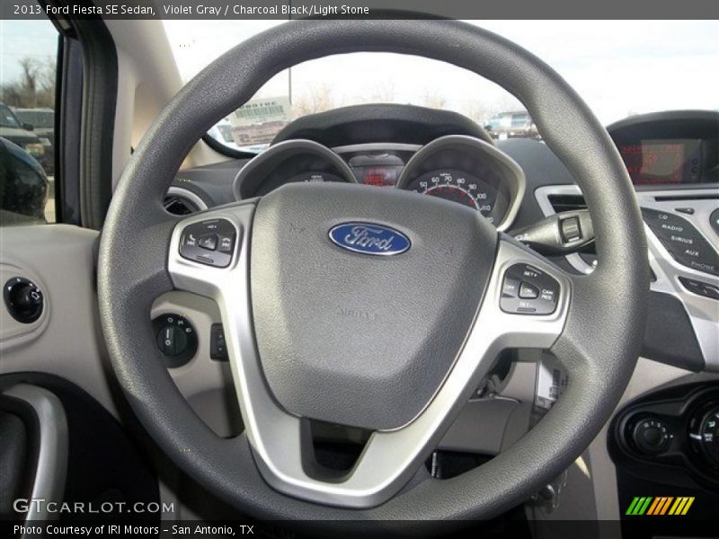 Violet Gray / Charcoal Black/Light Stone 2013 Ford Fiesta SE Sedan