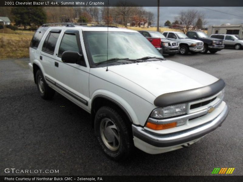 Summit White / Graphite 2001 Chevrolet Blazer LT 4x4