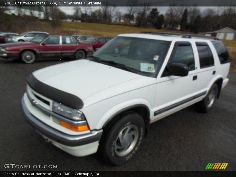 Summit White / Graphite 2001 Chevrolet Blazer LT 4x4
