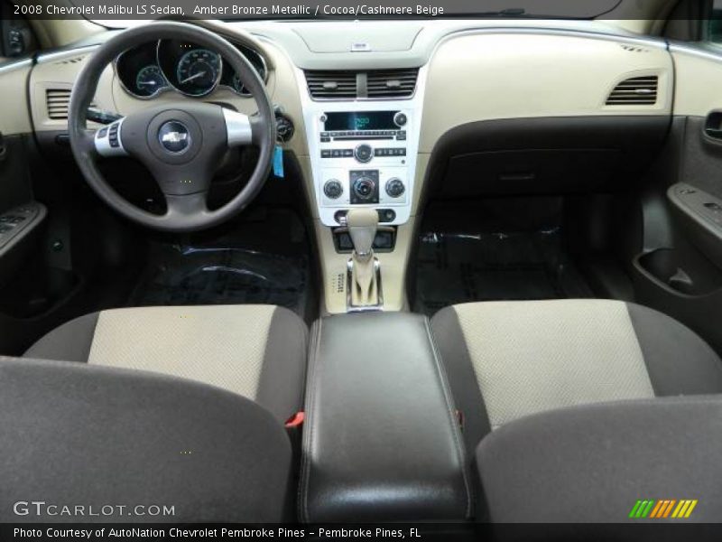 Amber Bronze Metallic / Cocoa/Cashmere Beige 2008 Chevrolet Malibu LS Sedan