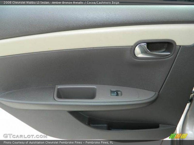 Amber Bronze Metallic / Cocoa/Cashmere Beige 2008 Chevrolet Malibu LS Sedan