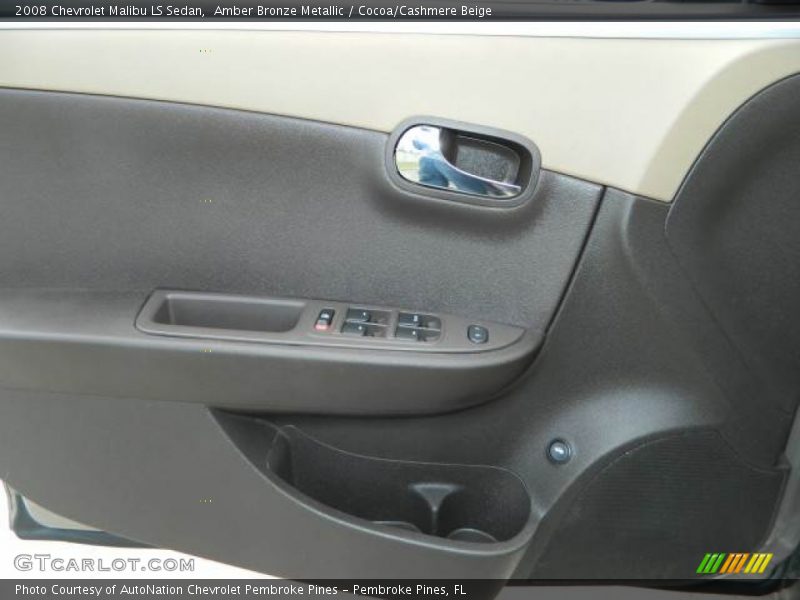 Amber Bronze Metallic / Cocoa/Cashmere Beige 2008 Chevrolet Malibu LS Sedan