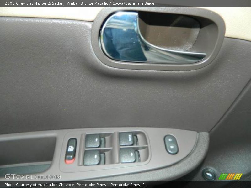 Amber Bronze Metallic / Cocoa/Cashmere Beige 2008 Chevrolet Malibu LS Sedan