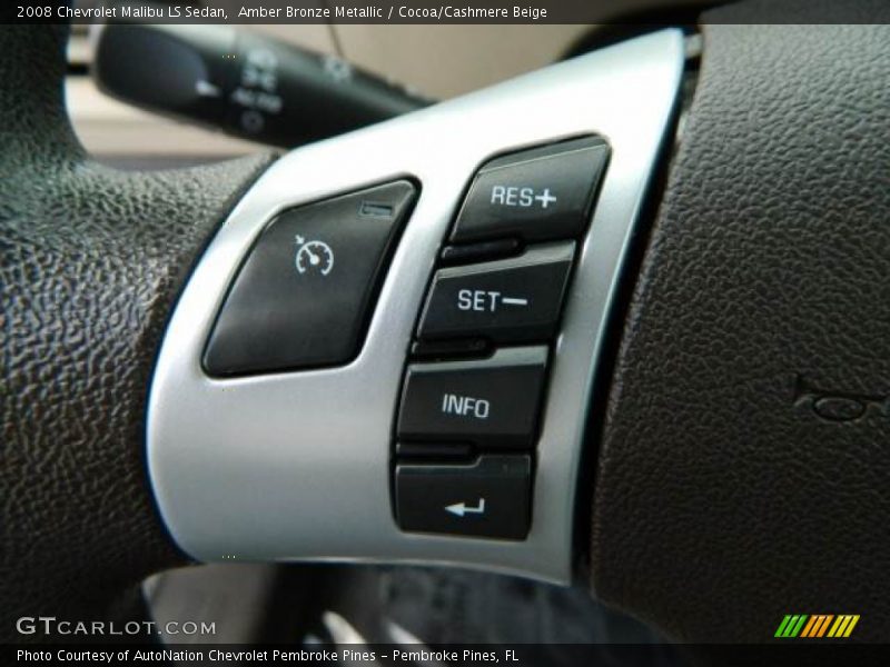 Amber Bronze Metallic / Cocoa/Cashmere Beige 2008 Chevrolet Malibu LS Sedan