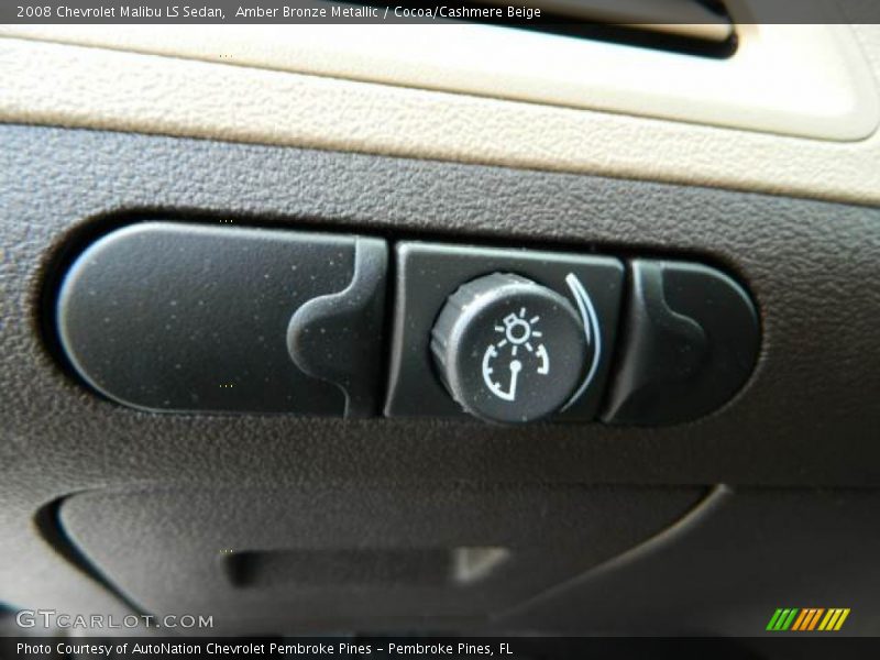 Amber Bronze Metallic / Cocoa/Cashmere Beige 2008 Chevrolet Malibu LS Sedan