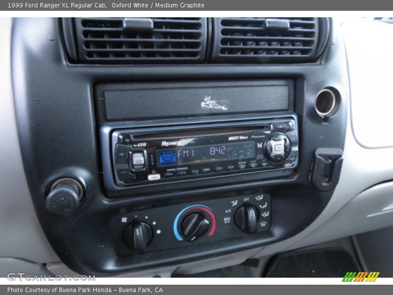 Oxford White / Medium Graphite 1999 Ford Ranger XL Regular Cab