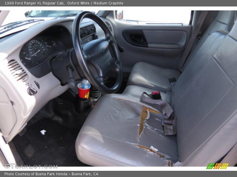 Oxford White / Medium Graphite 1999 Ford Ranger XL Regular Cab