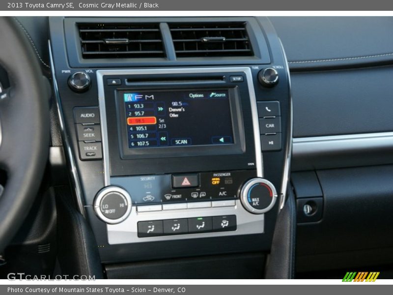 Cosmic Gray Metallic / Black 2013 Toyota Camry SE