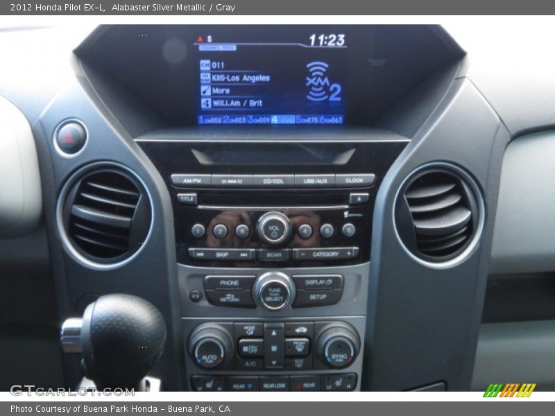 Controls of 2012 Pilot EX-L