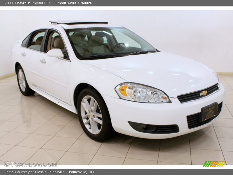 Front 3/4 View of 2011 Impala LTZ