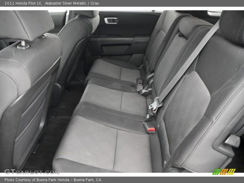 Alabaster Silver Metallic / Gray 2011 Honda Pilot LX