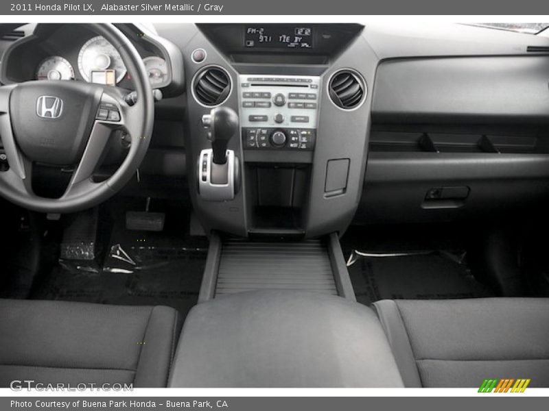 Alabaster Silver Metallic / Gray 2011 Honda Pilot LX