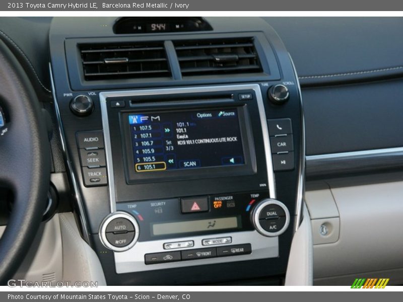 Barcelona Red Metallic / Ivory 2013 Toyota Camry Hybrid LE