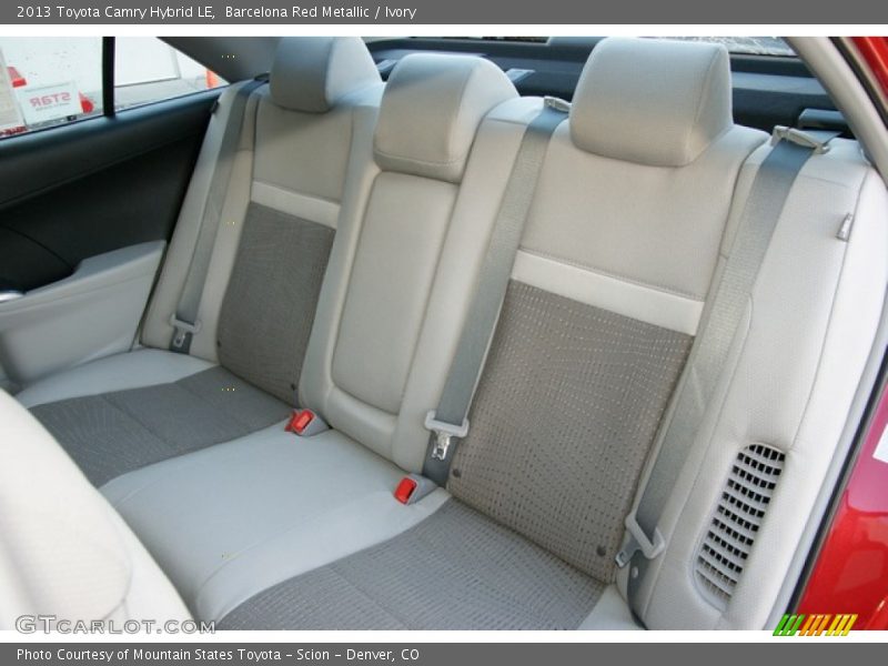 Barcelona Red Metallic / Ivory 2013 Toyota Camry Hybrid LE