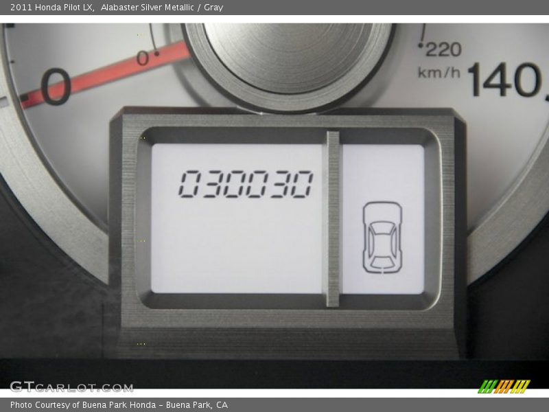 Alabaster Silver Metallic / Gray 2011 Honda Pilot LX