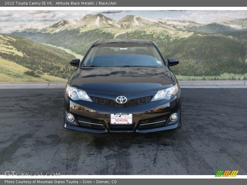 Attitude Black Metallic / Black/Ash 2013 Toyota Camry SE V6
