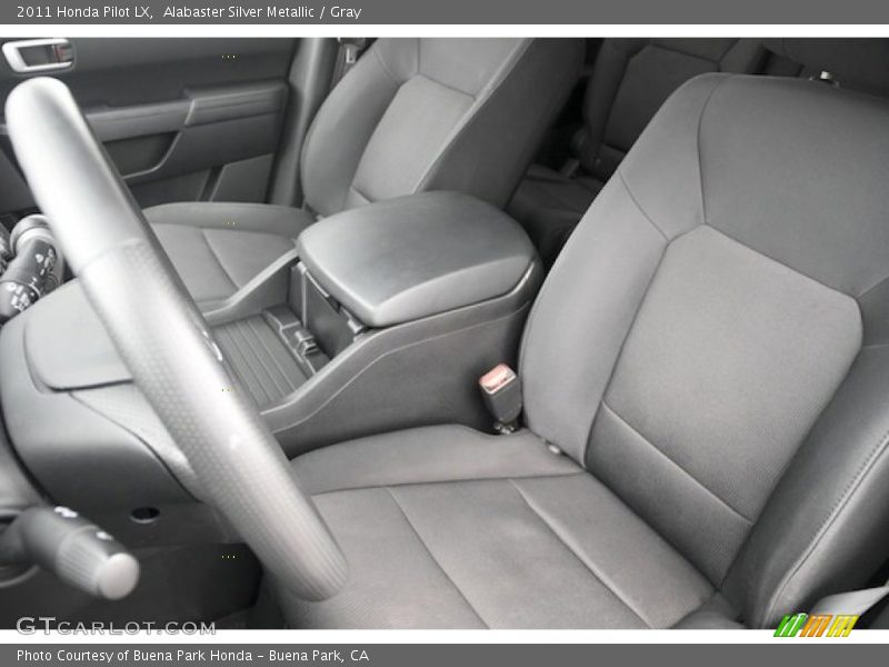 Alabaster Silver Metallic / Gray 2011 Honda Pilot LX