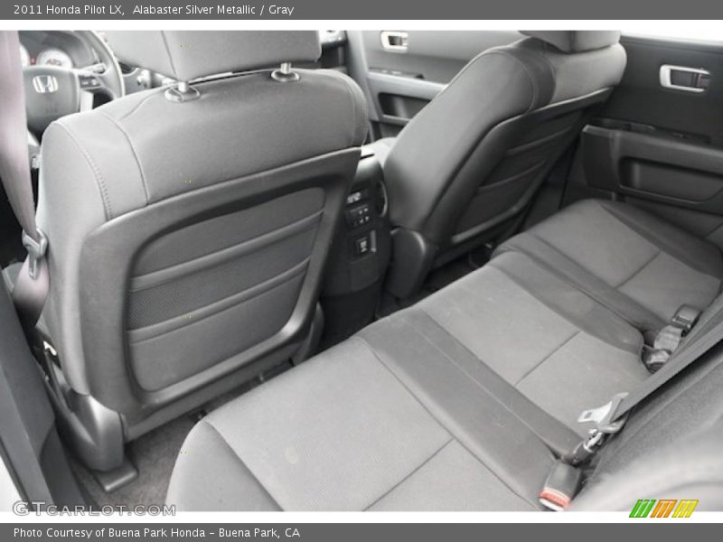 Alabaster Silver Metallic / Gray 2011 Honda Pilot LX