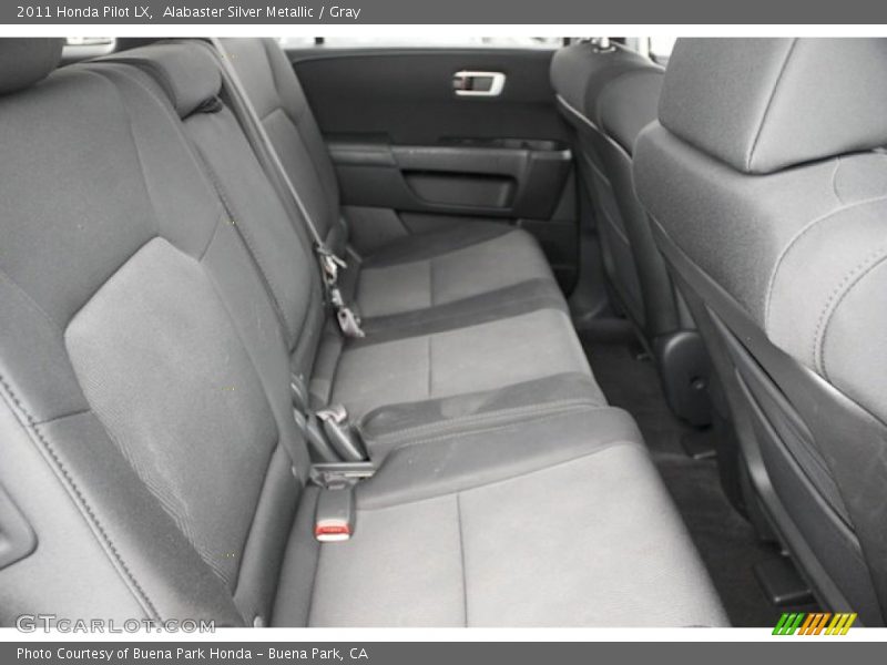 Alabaster Silver Metallic / Gray 2011 Honda Pilot LX