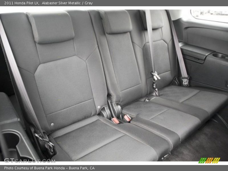 Alabaster Silver Metallic / Gray 2011 Honda Pilot LX