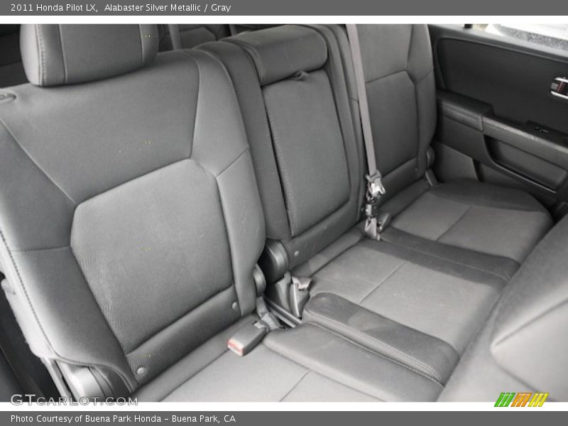 Alabaster Silver Metallic / Gray 2011 Honda Pilot LX