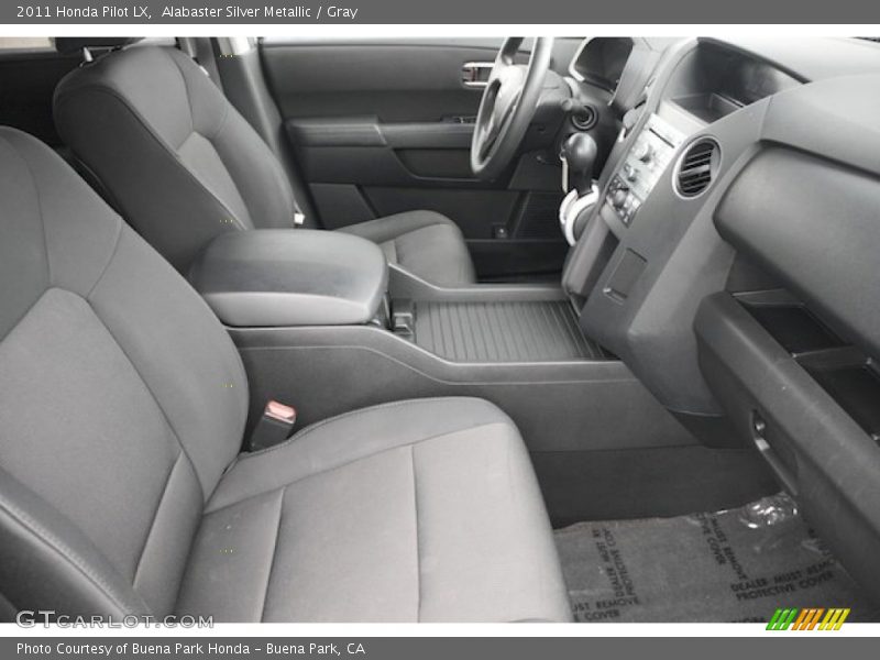 Alabaster Silver Metallic / Gray 2011 Honda Pilot LX