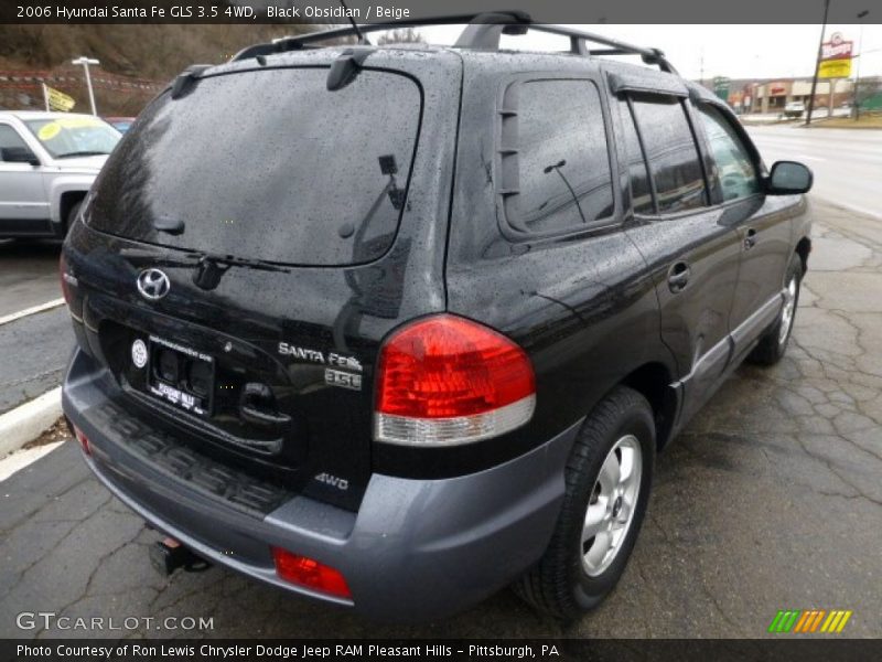 Black Obsidian / Beige 2006 Hyundai Santa Fe GLS 3.5 4WD