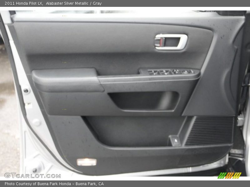 Alabaster Silver Metallic / Gray 2011 Honda Pilot LX
