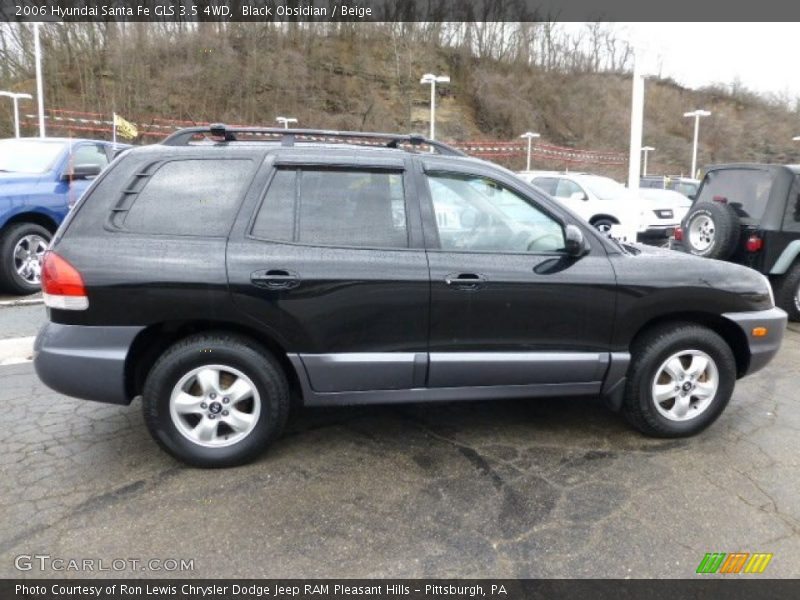 Black Obsidian / Beige 2006 Hyundai Santa Fe GLS 3.5 4WD