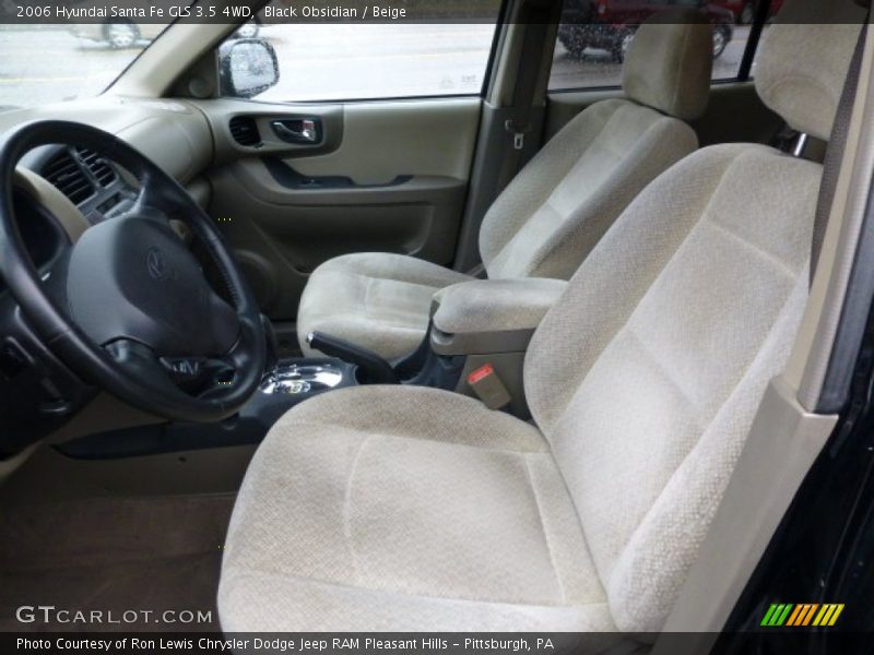 Black Obsidian / Beige 2006 Hyundai Santa Fe GLS 3.5 4WD