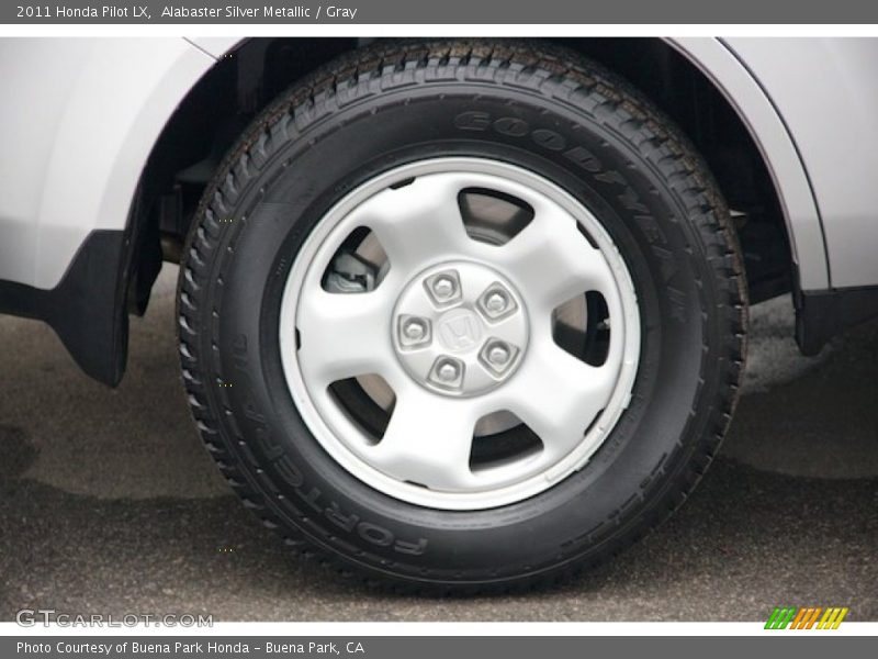 Alabaster Silver Metallic / Gray 2011 Honda Pilot LX