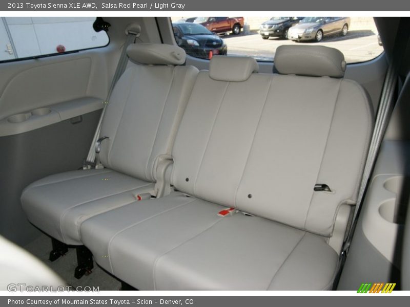 Salsa Red Pearl / Light Gray 2013 Toyota Sienna XLE AWD
