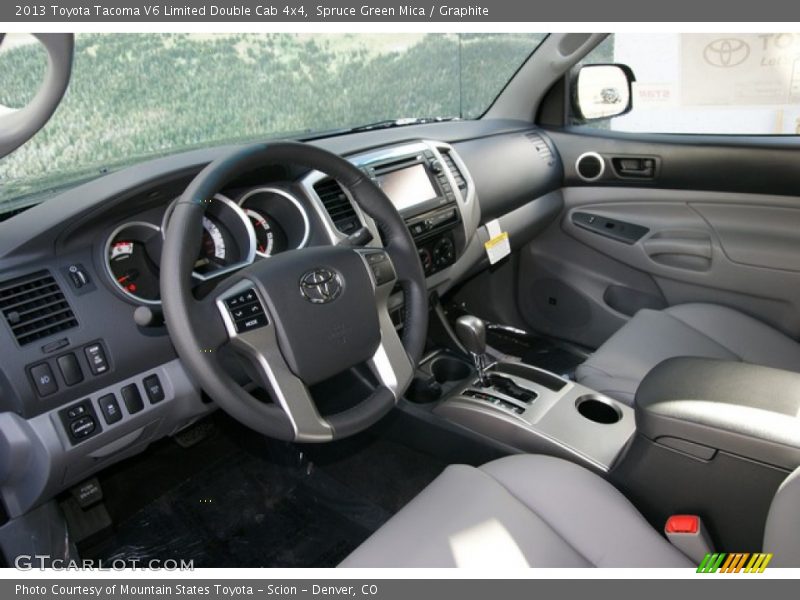 Spruce Green Mica / Graphite 2013 Toyota Tacoma V6 Limited Double Cab 4x4