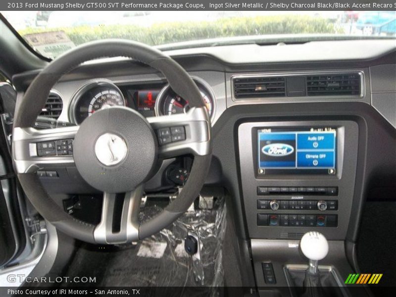Dashboard of 2013 Mustang Shelby GT500 SVT Performance Package Coupe