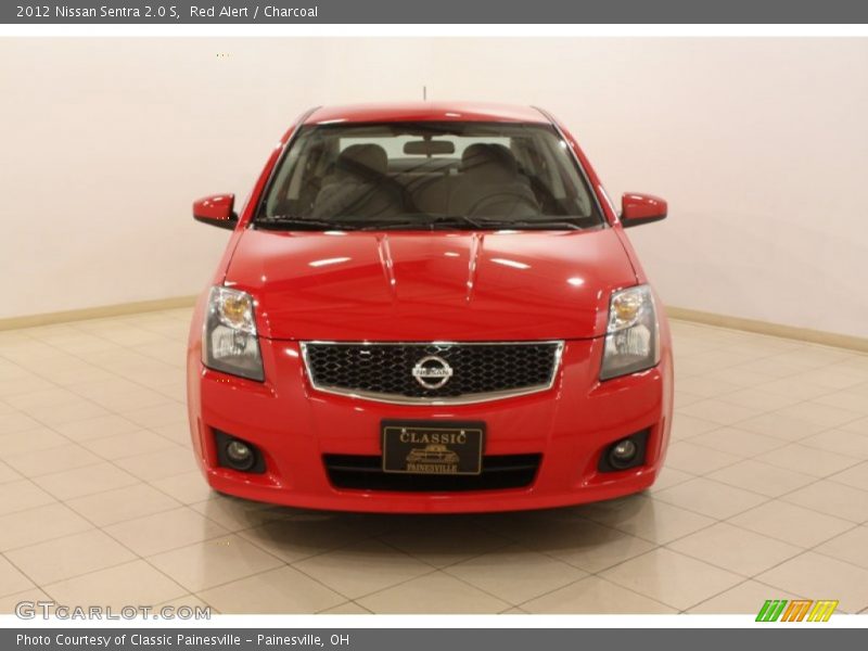 Red Alert / Charcoal 2012 Nissan Sentra 2.0 S