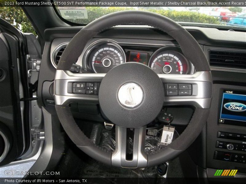  2013 Mustang Shelby GT500 SVT Performance Package Coupe Steering Wheel
