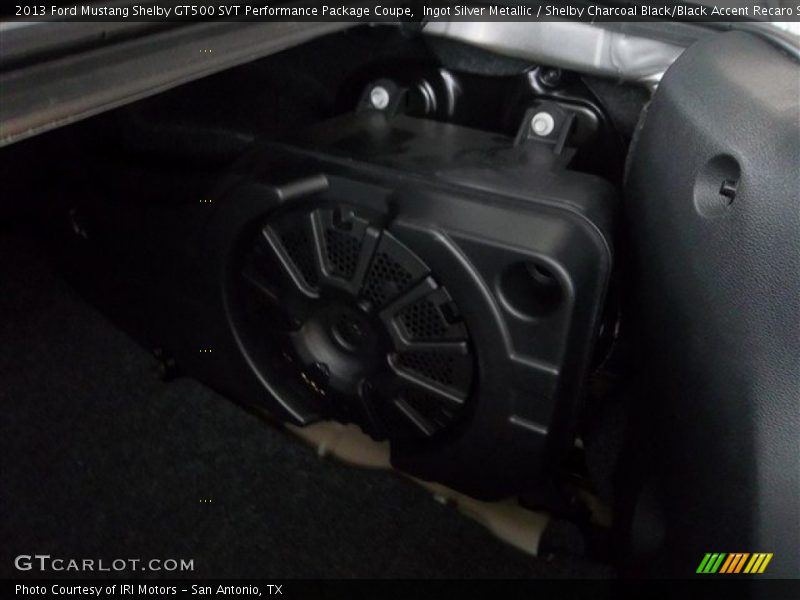 Audio System of 2013 Mustang Shelby GT500 SVT Performance Package Coupe