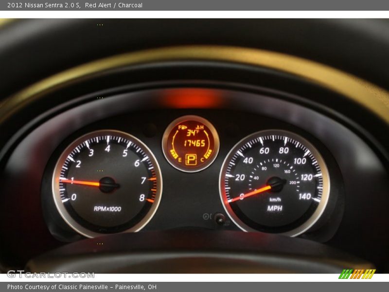 Red Alert / Charcoal 2012 Nissan Sentra 2.0 S